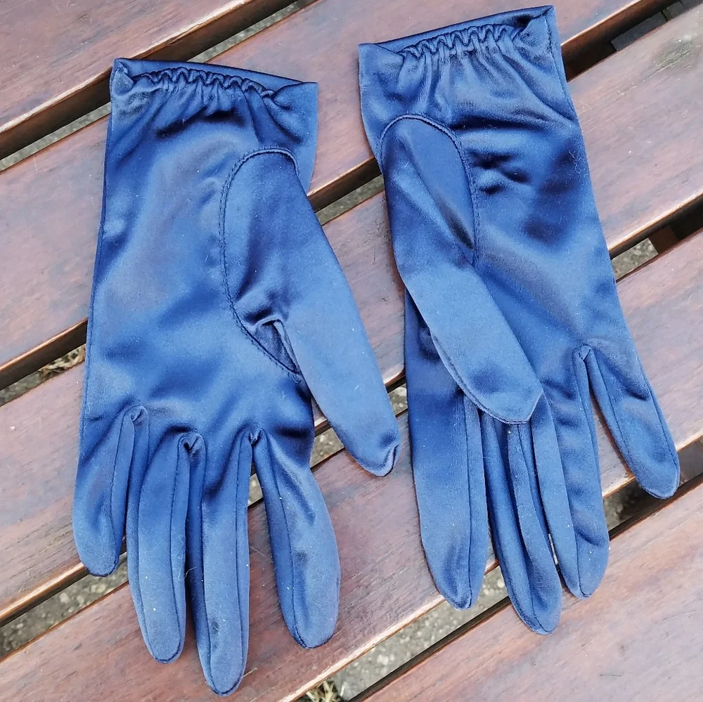 Satin Gloves Vintage OS